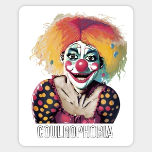 Coulrophobia, Fear of Clowns Sticker